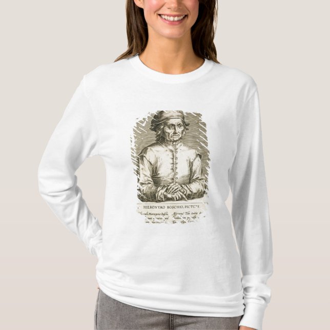 T-shirt Portrait du plat 3 de Hieronymus Bosch (Devant)