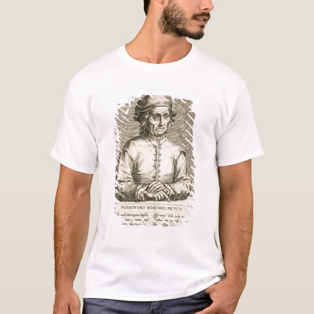 T-shirt Portrait du plat 3 de Hieronymus Bosch (Devant)