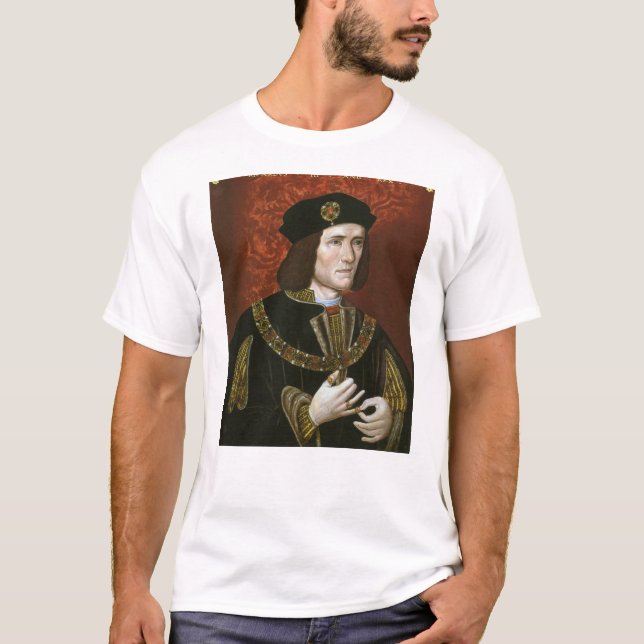 T-shirt Portrait du Roi anglais Richard III (Devant)