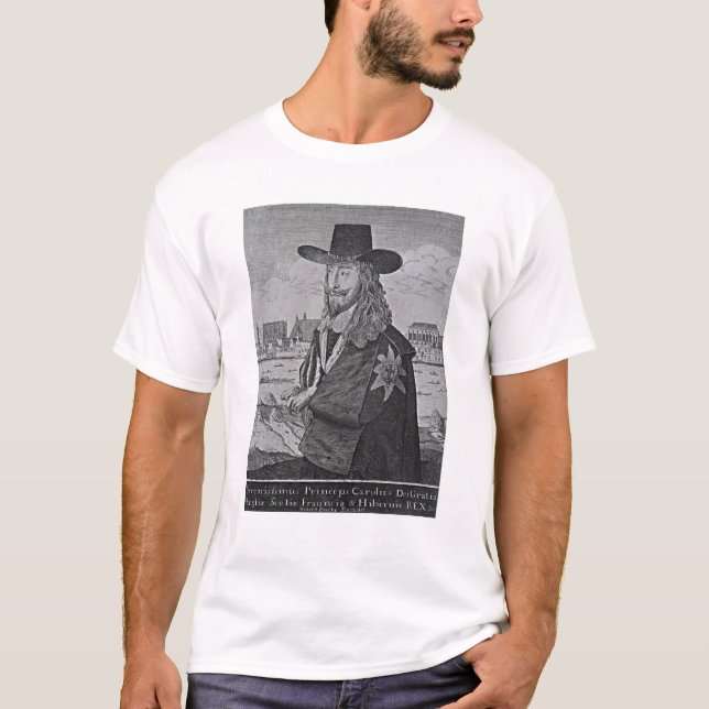 T-shirt Portrait du Roi Charles I (Devant)