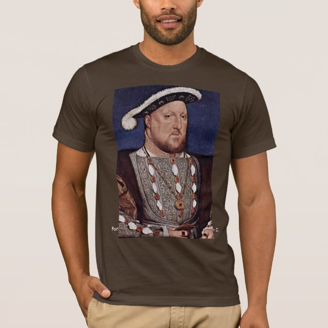 T-shirt Portrait du Roi Henry Viii de l'Angleterre (Devant)