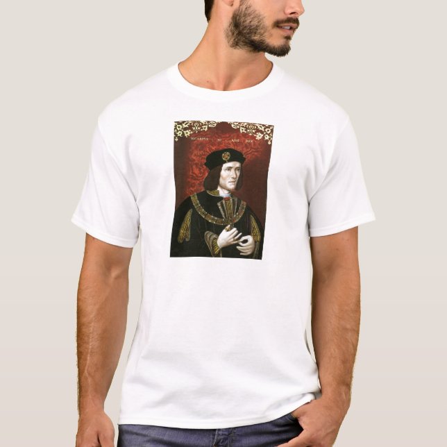 T-shirt Portrait du Roi Richard III (Devant)