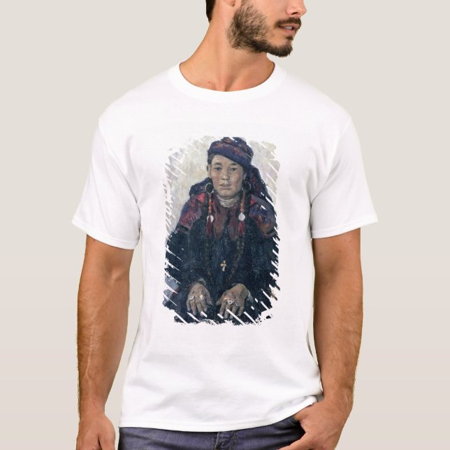 T-shirt Portrait d'un Cosaque Woman, 1909 (Devant)