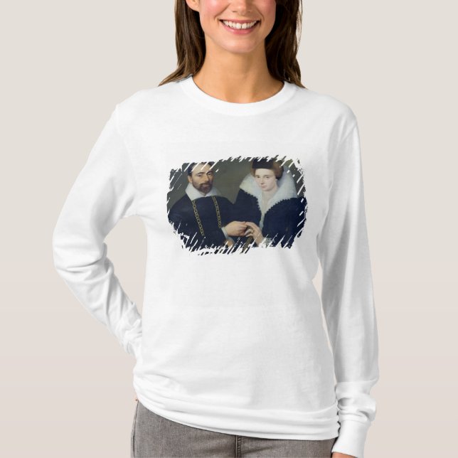 T-shirt Portrait d'un couple (Devant)