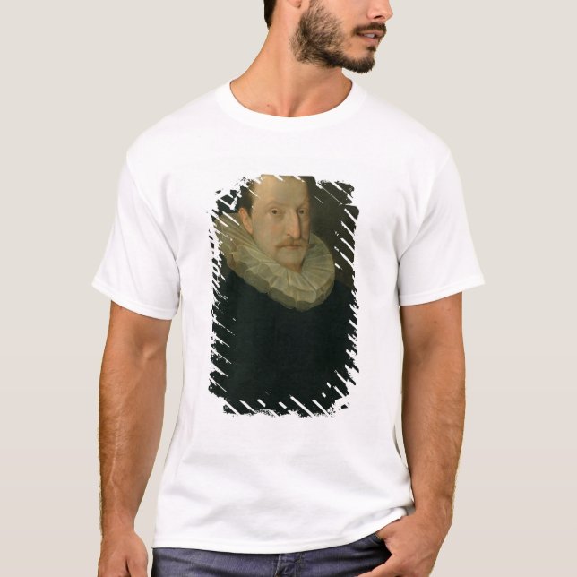 T-shirt Portrait d'un homme 2 (Devant)