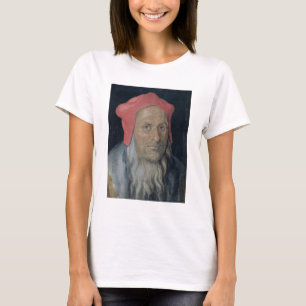 T-shirt Portrait d'un homme barbu dans Red Hat, 1520