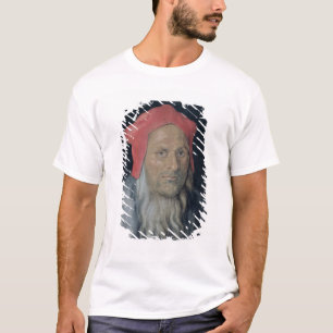 T-shirt Portrait d'un homme barbu dans Red Hat, 1520