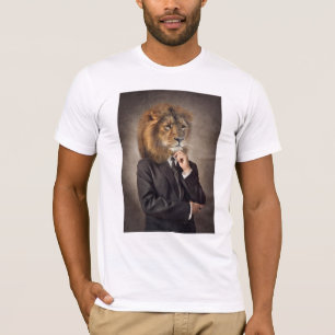 T-shirt Portrait d'un lion