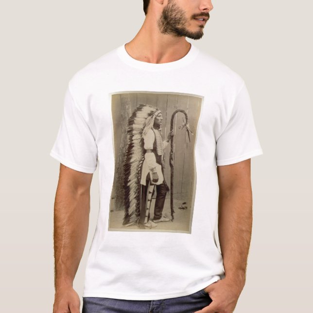 T-shirt Portrait d'un Natif américain de 'Buffalo Bill (Devant)