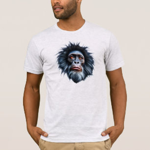T-shirt Portrait d'un singe mélancolique.