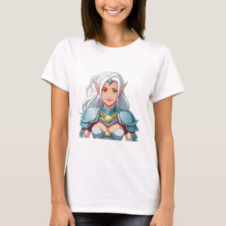 T-shirt Portrait d'une belle femme elfe