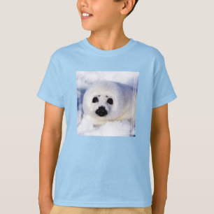 T-shirt Portrait d'une cuve de phoque de la harpe