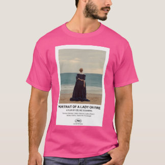 T-shirt Portrait D'Une Dame En Feu
