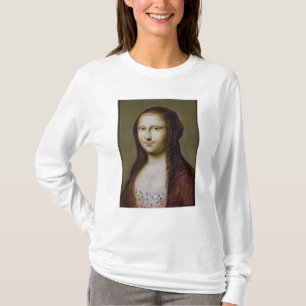 T-shirt Portrait d'une femme inspirée par la Mona Lisa