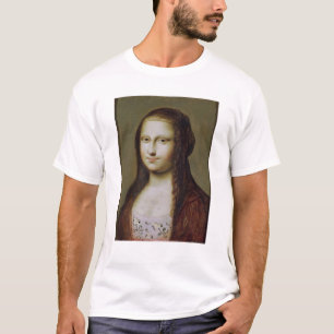 T-shirt Portrait d'une femme inspirée par la Mona Lisa