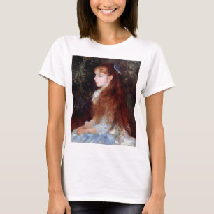 T-shirt Portrait d'une fille au ruban bleu, Renoir