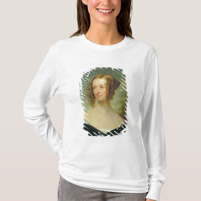T-shirt Portrait d'une jeune femme (Devant)