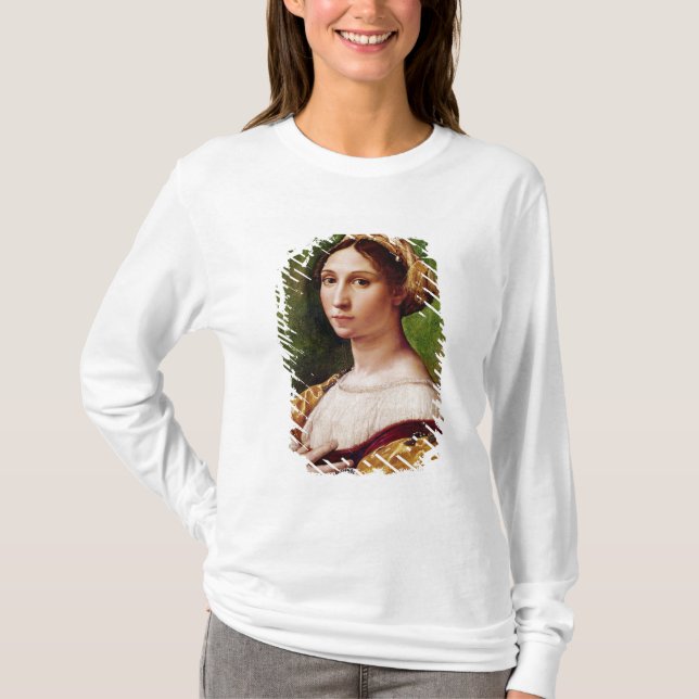 T-shirt Portrait d'une jeune fille (Devant)