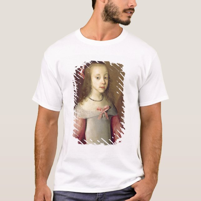 T-shirt Portrait d'une jeune fille, 1651 (Devant)