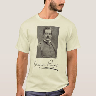 T-shirt Portrait et signature de Giacomo Puccini