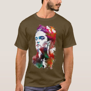T-shirt portrait femme