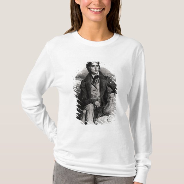 T-shirt Portrait Franz Liszt en août 1832 (Devant)