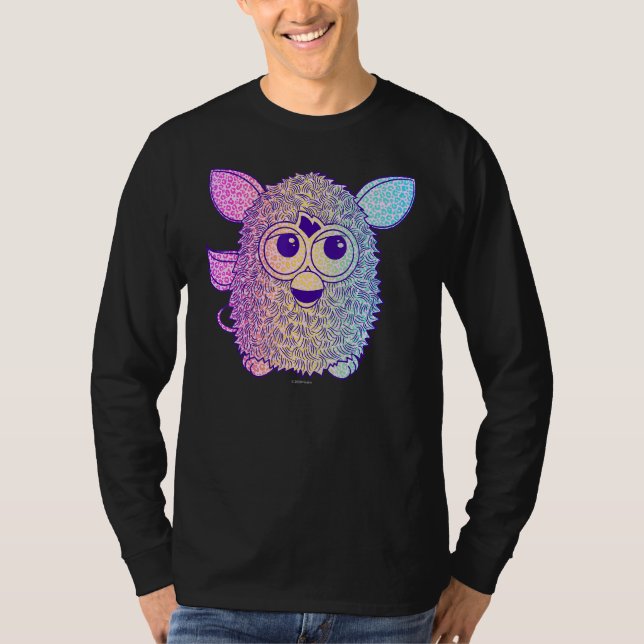 T-shirt Portrait Furby Gradient (Devant)
