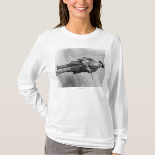 T-shirt Portrait jaune canari de Martha "Calamity Jane"