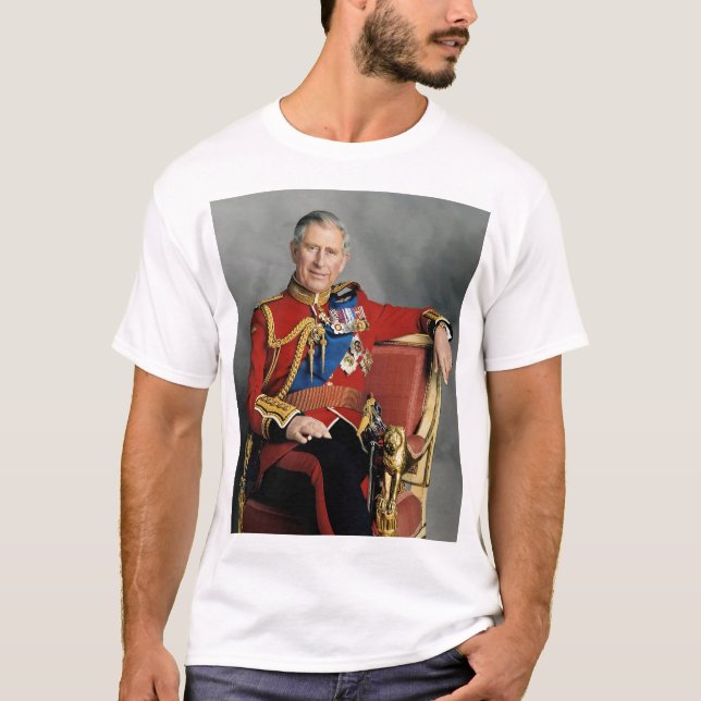 T-shirt Portrait King Charles III (Devant)