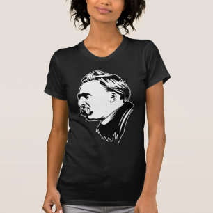 T-shirt Portrait Mousepad de Frederich Nietzsche