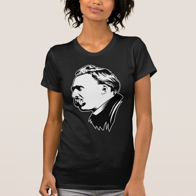 T-shirt Portrait Mousepad de Frederich Nietzsche (Devant)