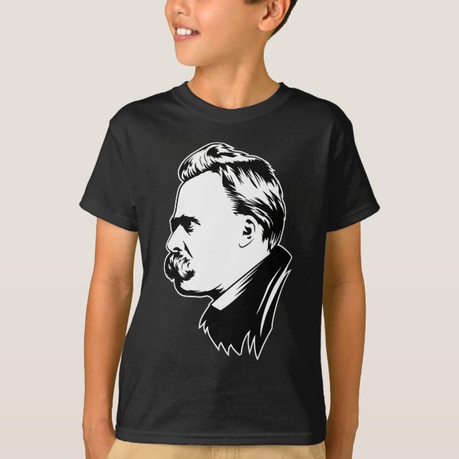 T-shirt Portrait Mousepad de Frederich Nietzsche (Devant)