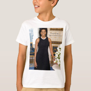 T-shirt Portrait officiel de première Madame Michelle