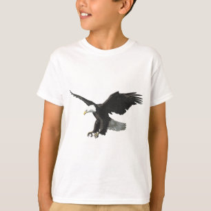 T-shirt Portrait photo Majestic Flying American Bald Eagle