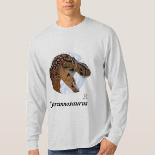 T-shirt Portrait raglan Greg Paul de Tyrannosaurus de