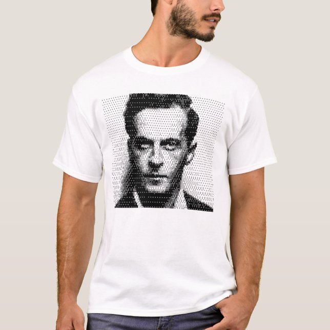 T-shirt portrait tramé de Ludwik Wittgenstein (Devant)