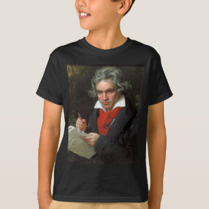T-shirt Portrait vintage de compositeur, Ludwig von