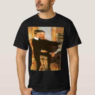 T-shirt Portrait vintage de père et fils par Mary Cassatt