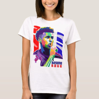 T-shirt Portrait WPAP de Désiré Doue