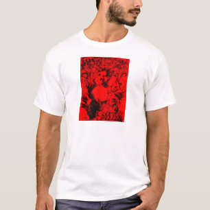 T-shirt Portraits de musiciens de pop dans des couleurs ro