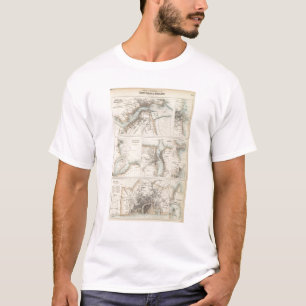 T-shirt Ports et ports sur la Côte Est de l'Angleterre