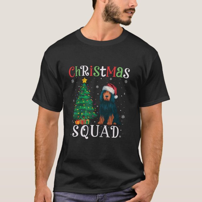 T-shirt Portugais Eau Chien Squad Garçons Filles Noël Tr (Devant)