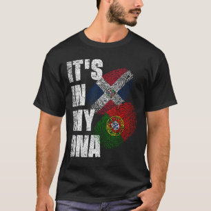 T-shirt Portugais Et Dominicains Mélangent L'ADN Patrimoin