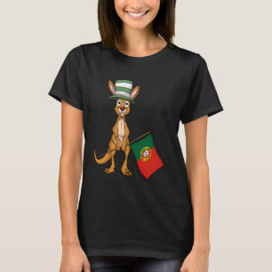 T-shirt Portugais fans Portugal Kangaroo