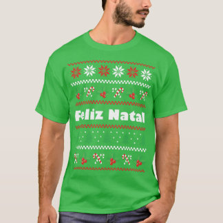 T-shirt Portugais Noël Feliz Natal