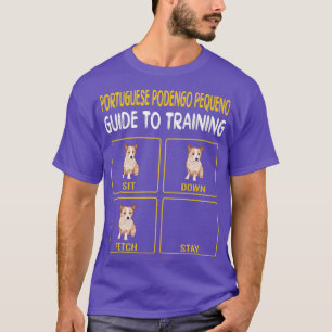 T-shirt Portugais Podengo Pequeno Guide D'Entraînement Ch