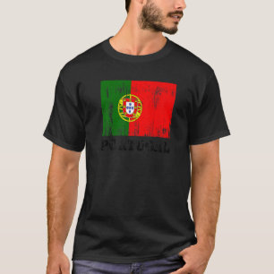 T-shirt Portugais Portugal Fierté Drapeau Portugais Drapea