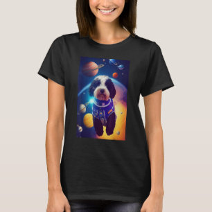 T-shirt Portugais propriétaire de chien d'eau Astronaut Sp