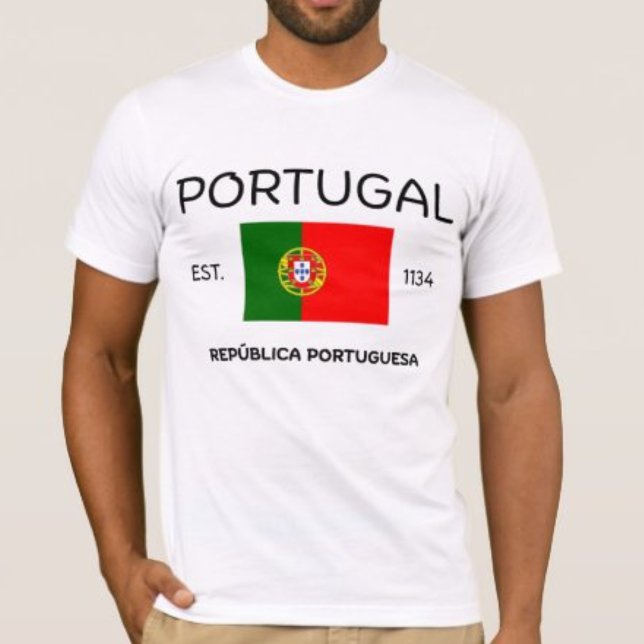 T-shirt Portugal 2026 Global Football Fan Est 1134  (Portugal 2026 Soccer Fan Shirt Est 1134 Heritage Flag Tee )