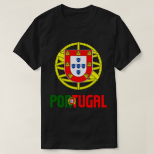 T-shirt Portugal Drapeau et blason Patriotique